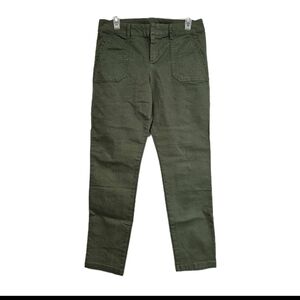 Old Navy Army Green Pixie Ankle Skinny Women's Sz  6 Cotton Blend Stretchy Pants